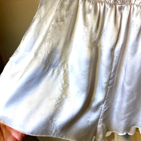 Elegant Cream Lace-Trimmed Romper